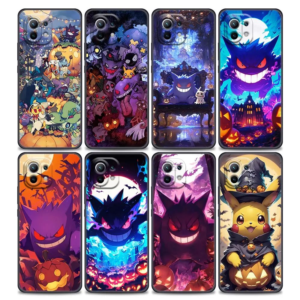 

Gengar Pokemons Halloween For Xiaomi 15 Ultra 11T 12T 13T 14T Pro 11 Phone Case Mi POCO X7 M7 F7 Pro F5 F6 M6 X5 X6 Back Cover