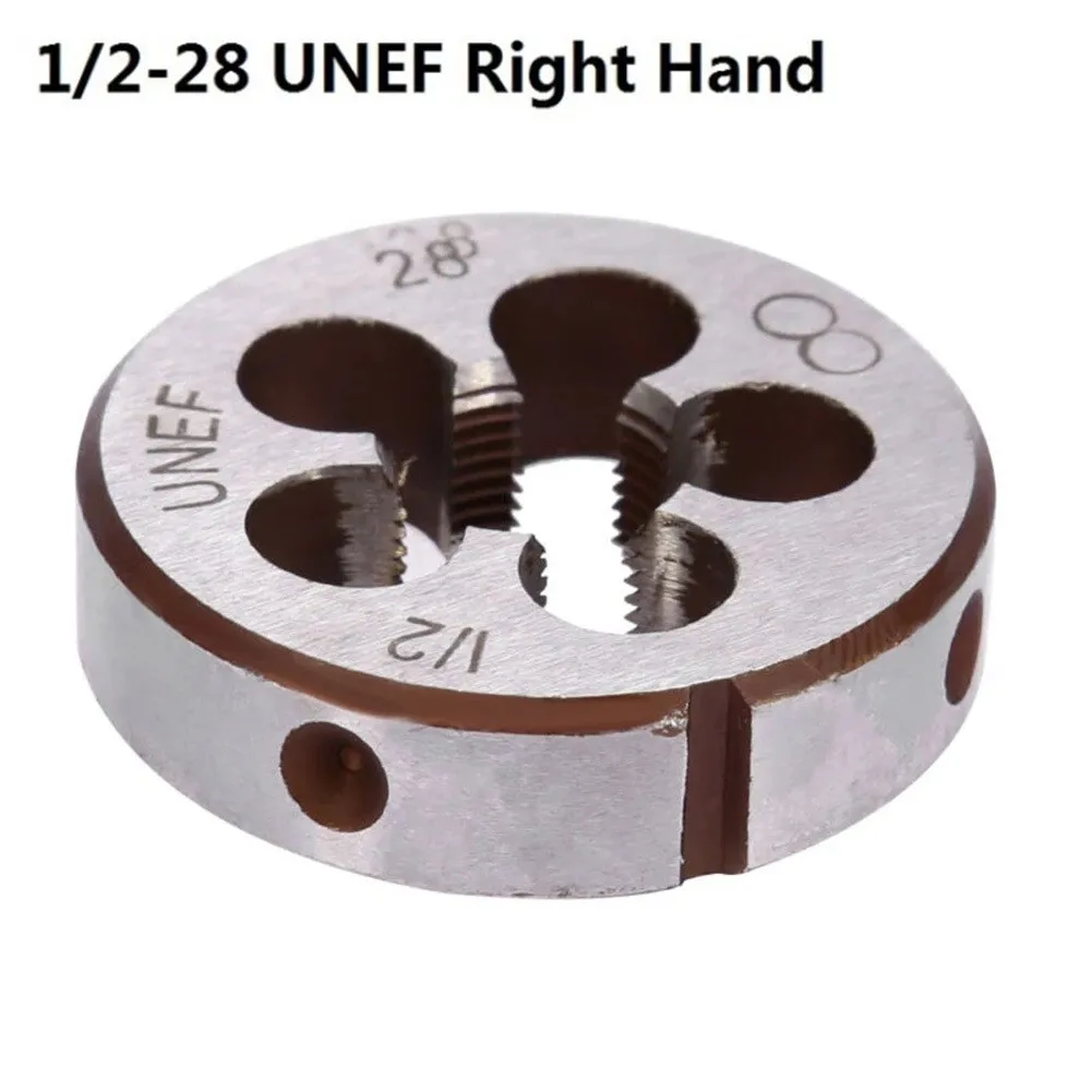 1/2-28 UNEF Silver Alloy Threading Dies Right Hand For Molding Machine Screw Die Metal Threading Tools Metric Thread Die