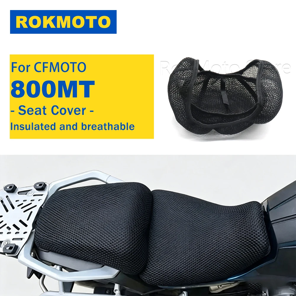 For CFMOTO 800MT 800 MT Motorcycle Accessories Protecting Cushion Seat Cover Breathable Comfortable 3D Mesh Seat Cover