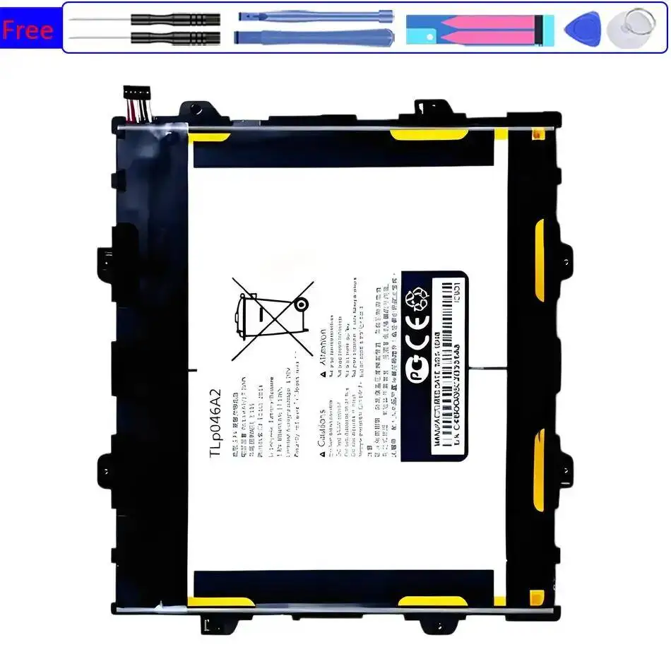 

Tablet Battery Premium Replacement TLP046A2 Tlp032b2 Tlp032bd Tlp041c2 / Tlp041cc 3240-4600Mah Pop 10, 9.6, 7 8 10