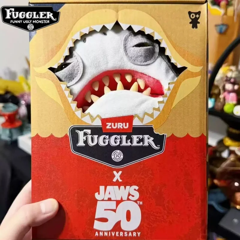 

In Stock Fuggler Genuine Cute Teeth Monster Great White Shark Series Plush Doll Funny Trendy Toy Exquisite Birthday Gift