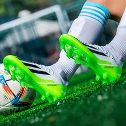 Men Soccer Cleats Shoes TF/FG Fast Futsal Football Field Boots Male Non Slip Grass Multicolor Society Training Match Sneakers