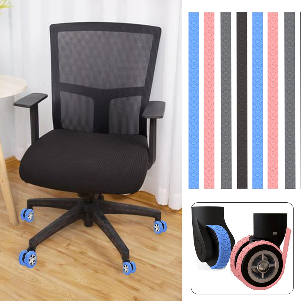 

4pcs Luggage Wheels Protector Reduce Noise Luggage Wheels Cover Castor Sleeve Length Can Be Cut More Suitable For Luggage Wheels
