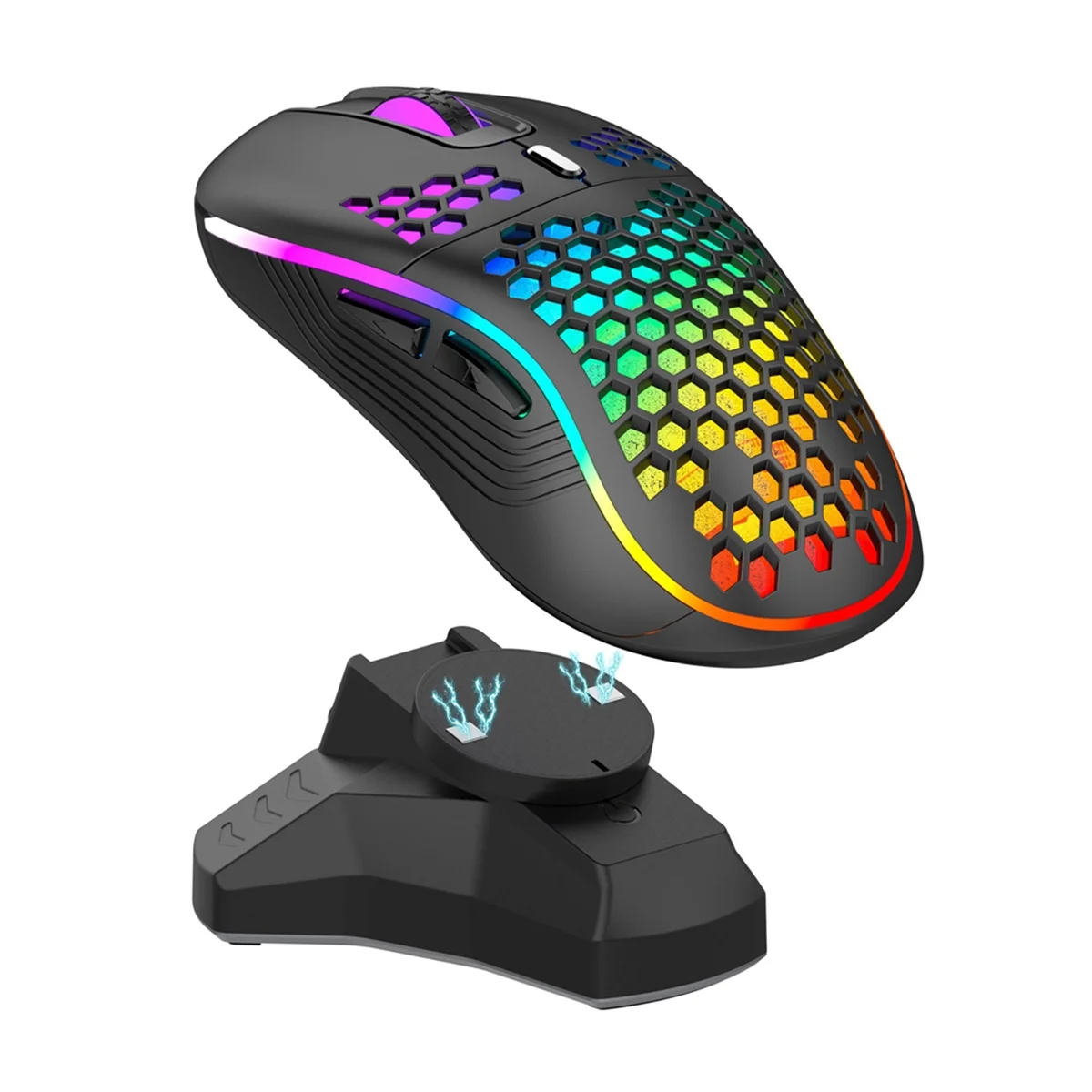HEET! !Muisoplaaddock voor Logitech G PROX2 / 1 GPW3 / 2/1 G903 / G703 / G502 / G403 Draadloze muisoplaadstation