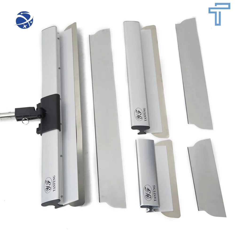 

stainless steel drywall skimming blade drywall tape putty knife scraper with telescopic pole