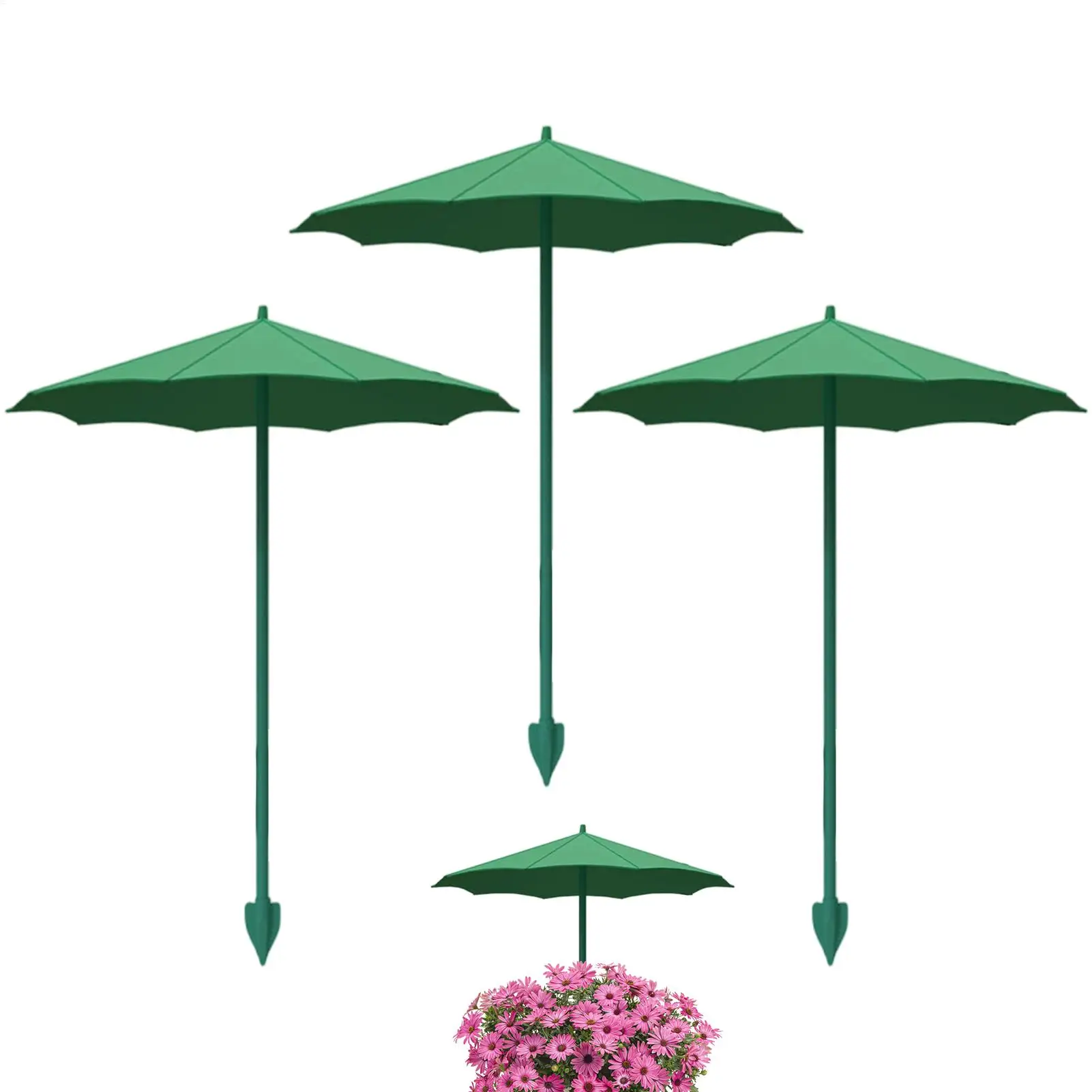 3pcs Plant Umbrella Seedlings Sun Protection Supplies UV Protection Plant Shades for Gardeners Balcony Vegetables Seedlings