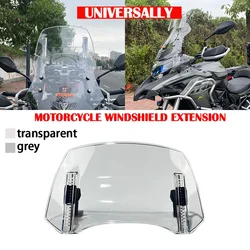 For BMW R1200GS GSA R 1200 GS ADV Adventure Universal Motorcycle Windshield Extension Adjustable Spoiler Deflector Accessories