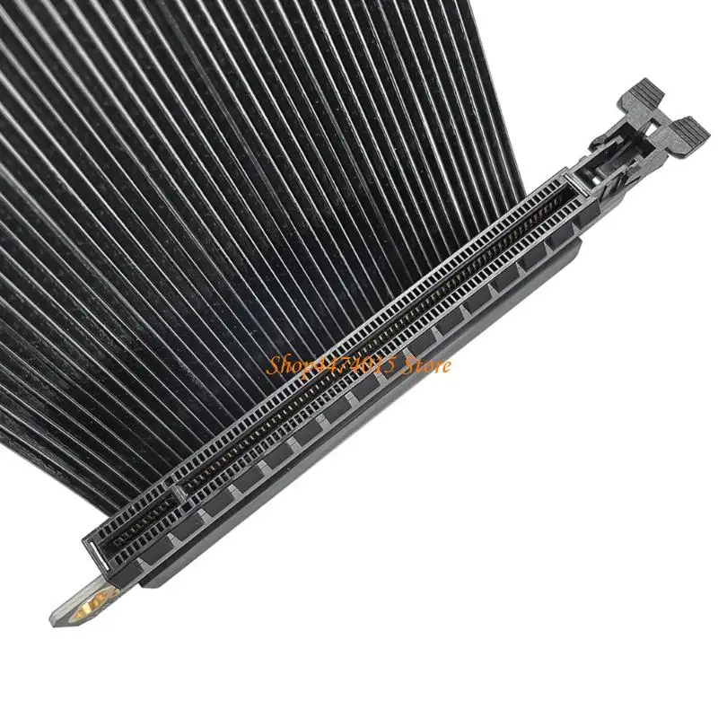 

K1AA PCIE 5.0 X16 Обратный монтаж Гибкий ленточный кабель 15 см для экранированной алюминиевой фольги Gen5