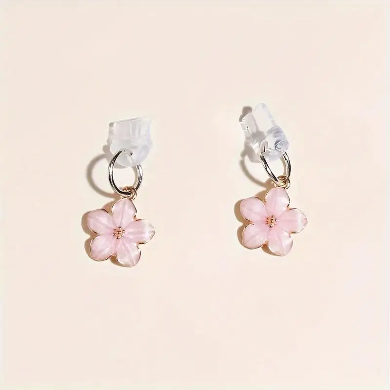 Sakura Flowers Phone Dust Plug Accessories Decoration Hanging Pendant For IPhone For Type-C Charging Port