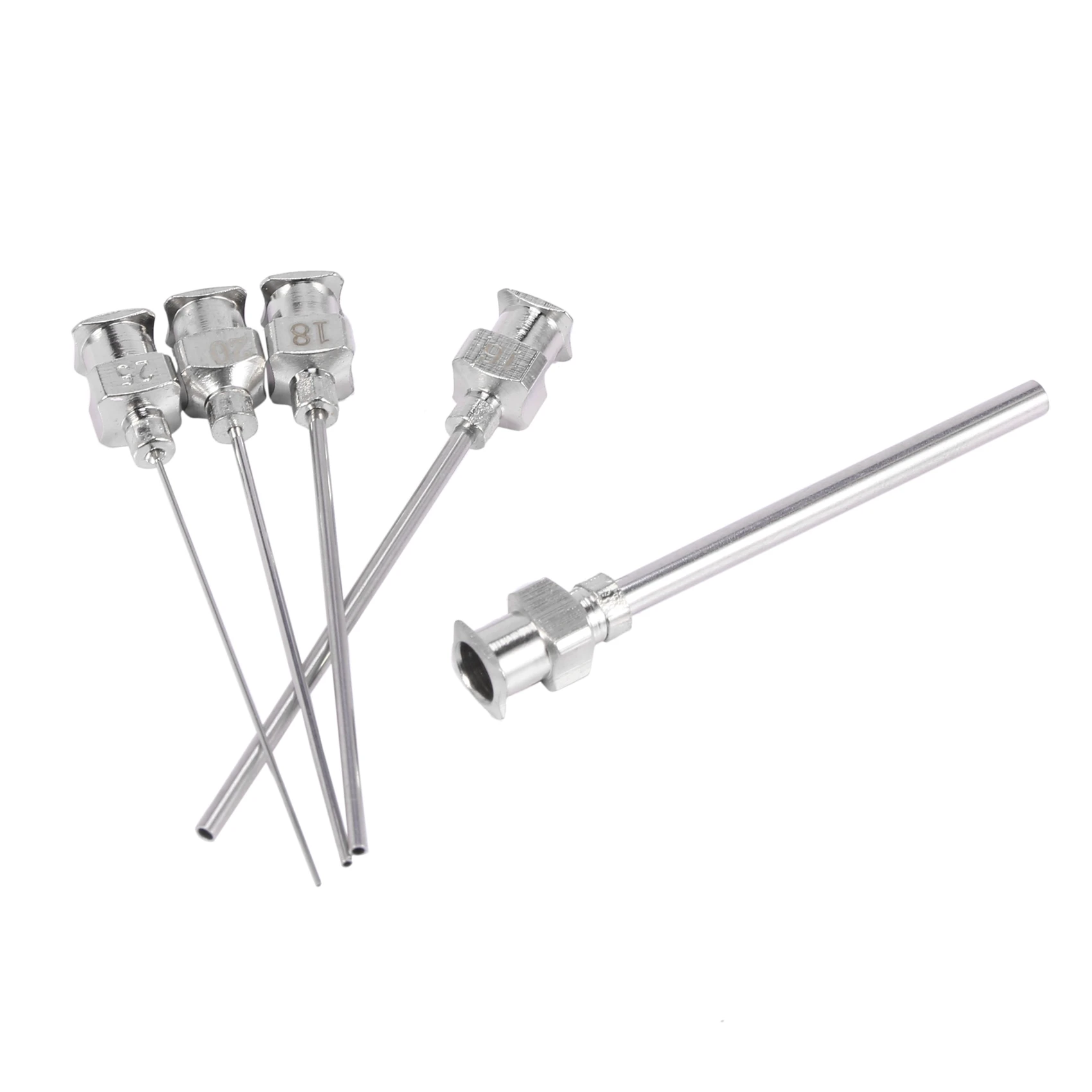 

ABUU-10Pcs Gauge Blunt Stainless Dispensing Syringe Needle Tip 12/16/18/20/25/38G