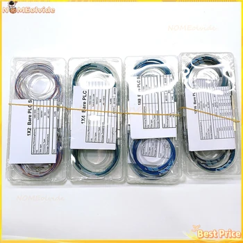 ミニ光ファイバースプリッター,コネクタなし,1x2, 1x4, 1x8, 1x16,250mm,0.25mm,10個