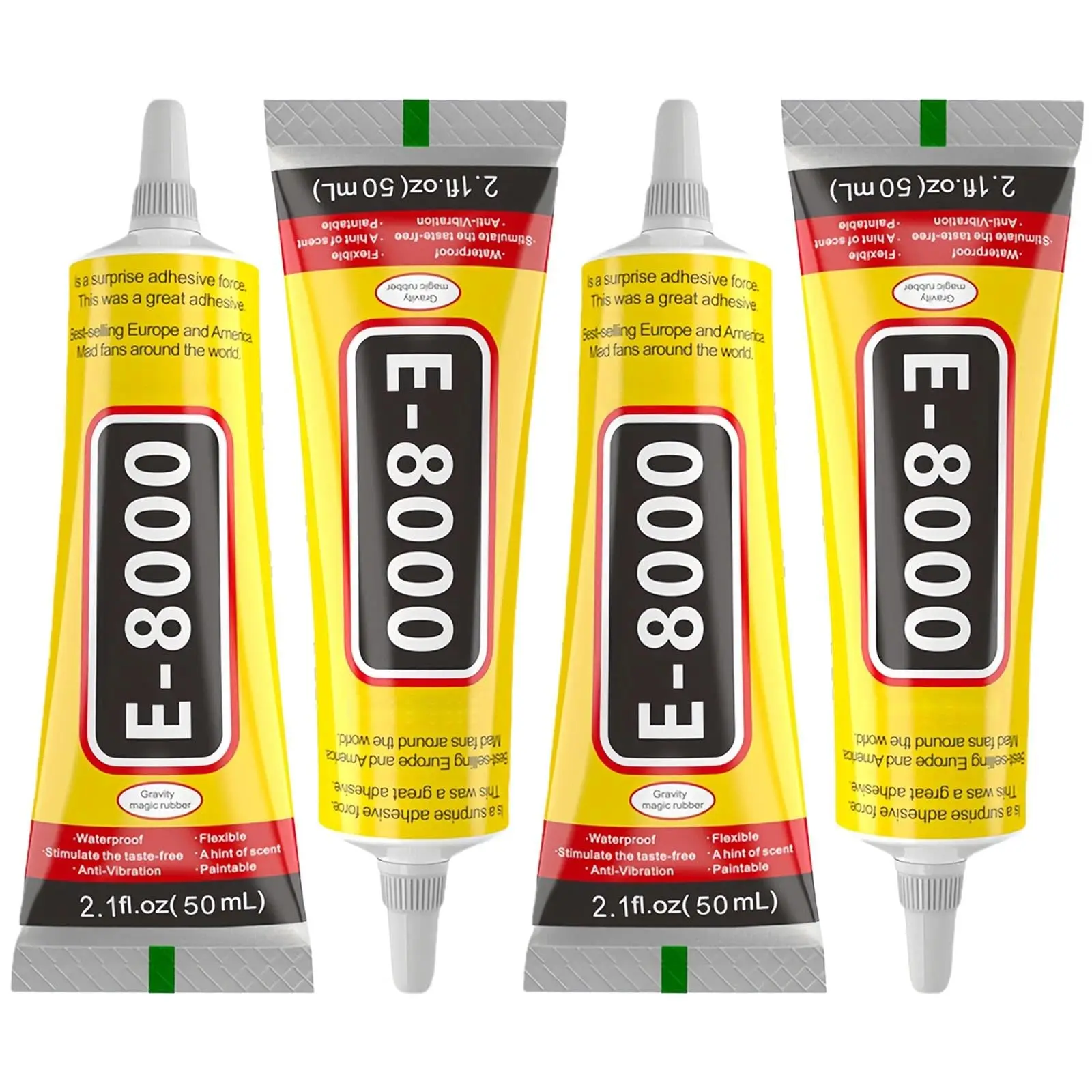 e8000 Jewelry Adhesive e-8000 Clear, Waterproof, Multi-Purpose Adhesive for Mobile Phones, Jewelry, and Rhinestones (DIY)