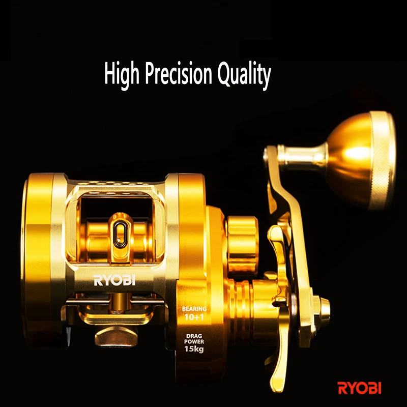 RYOBI VARIUS METAL FISHING REEL DRUM WHEEL 11BB 15KG LIGHT JIGGING