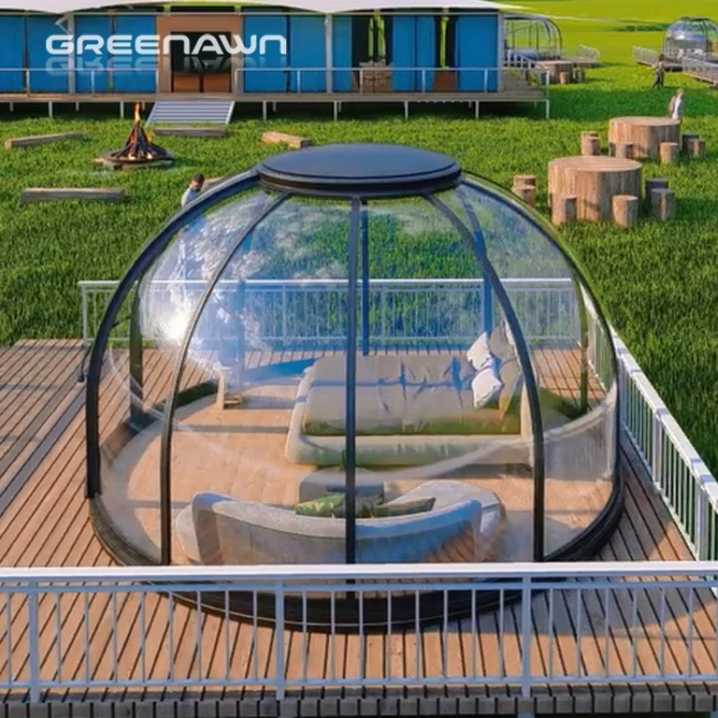 Dome House China Factory The Clear PC Sound Proof Tent Dome Tent Polycarbonate Dome House For Restaurant Hotel Supplies