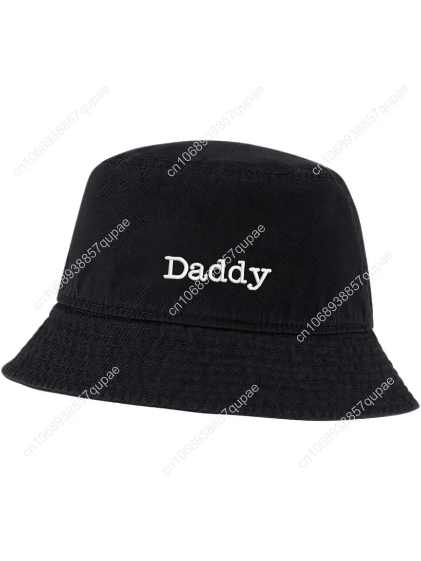 

Daddy Mens Bucket Hat Embroidered Cotton Washed Unisex Casual Fisherman Hat