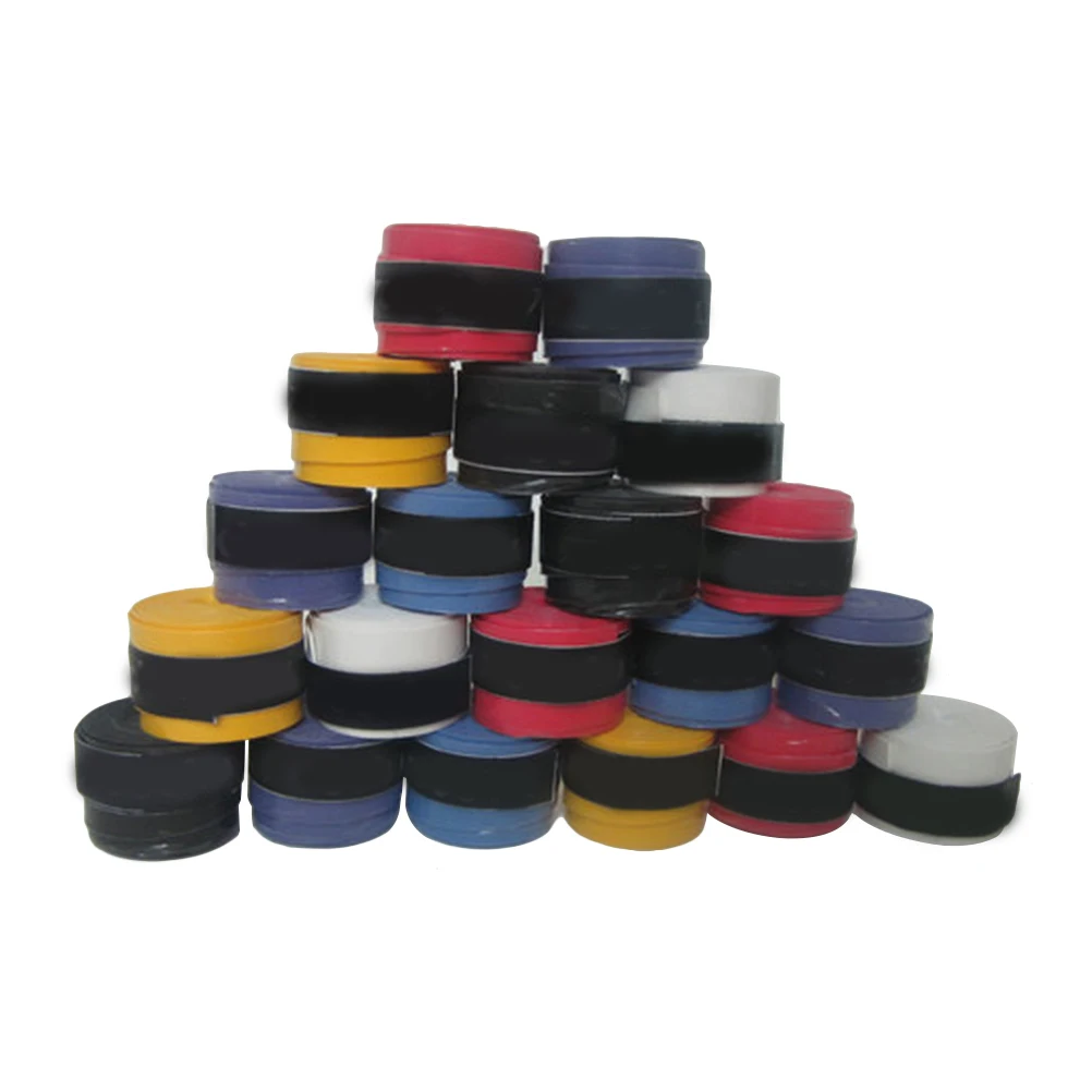 

30 Pcs Badminton Racket Glue Grip Tape Tennis Grips Anti Overgrip Non-slip Black