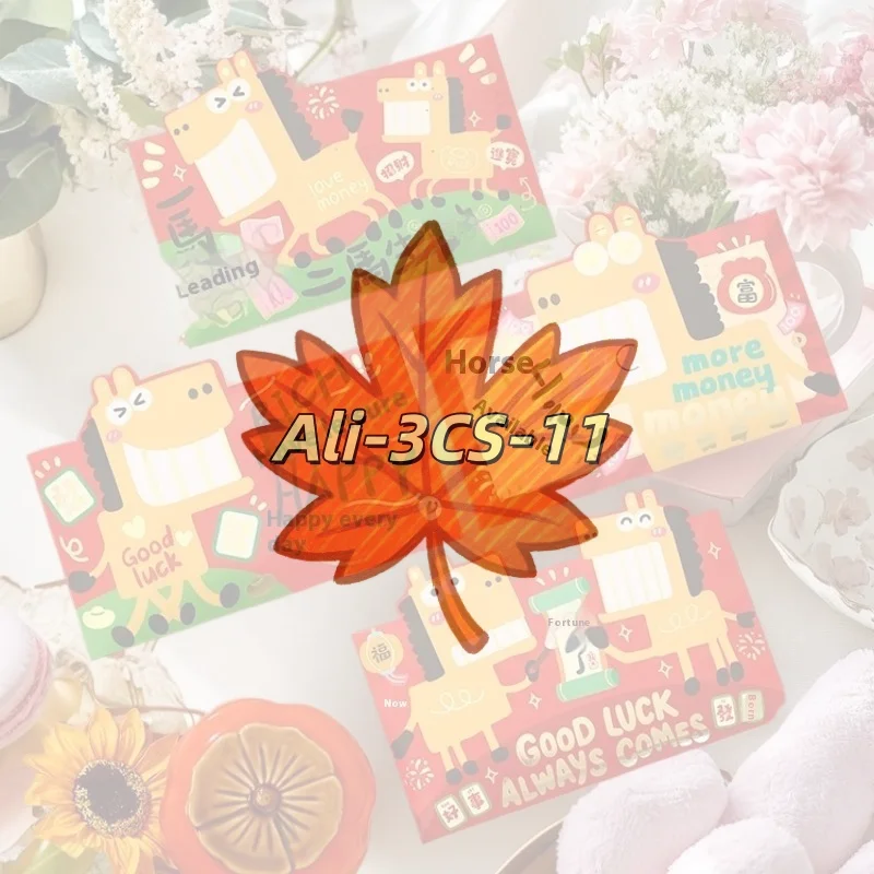 2026 envelopes vermelhos do ano do cavalo (4 peças) - pacotes de dinheiro da sorte do ano novo chinês para crianças, conjunto de presente do cavalo do zodíaco