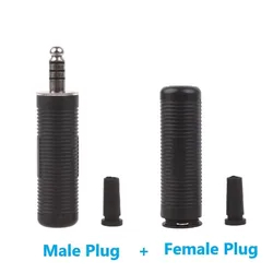 Adaptador de fone de ouvido para helicóptero NATO U-174/U tipo de solda SMA macho/fêmea para David Clark acessórios de fone de ouvido de helicóptero militar