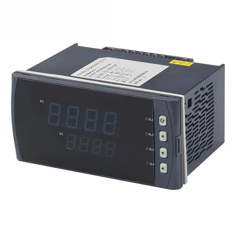 Small digital display with delayed alarm level controller