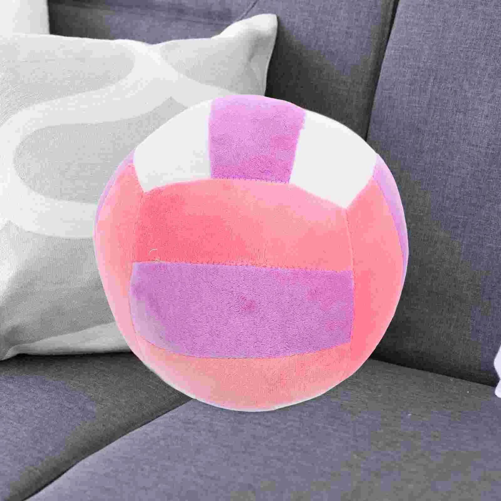 

Volleyball Pillow Party Decorations Plush Toy Basketball Sports Pillows Pp Cotton