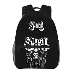 Ghost B.C. Band Laptop Backpacks Student School Bookbag Unisex Casual Shoulder Bags Large Daypacks for Travel Hiking Camping