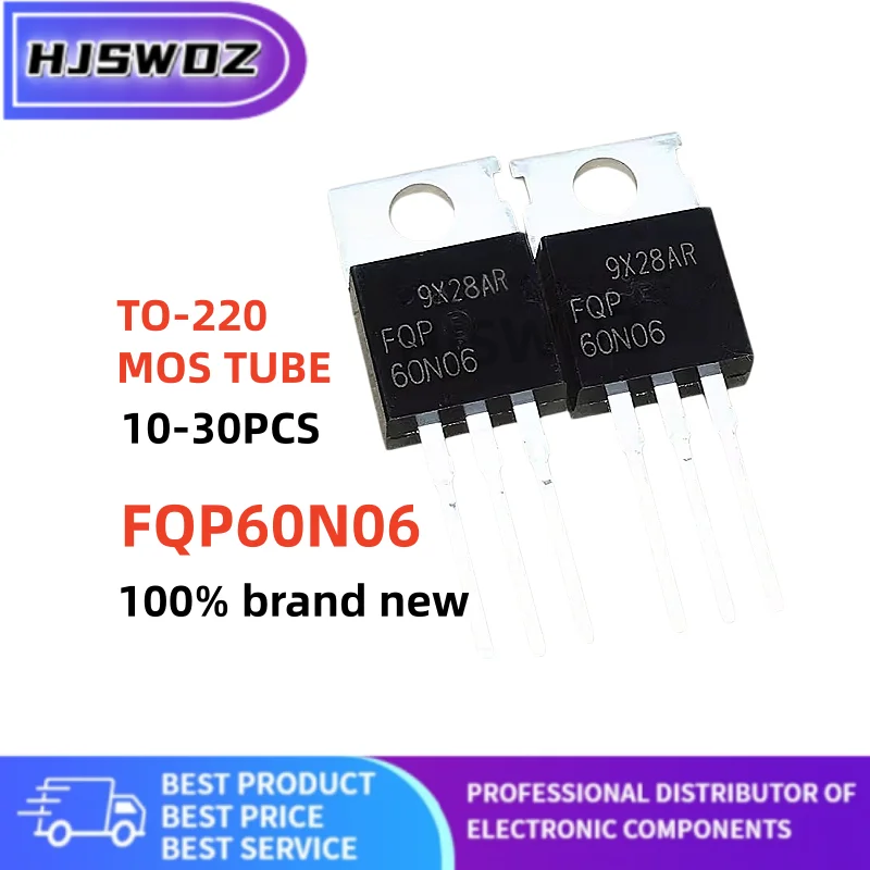 10~30Pcs New FQP60N…