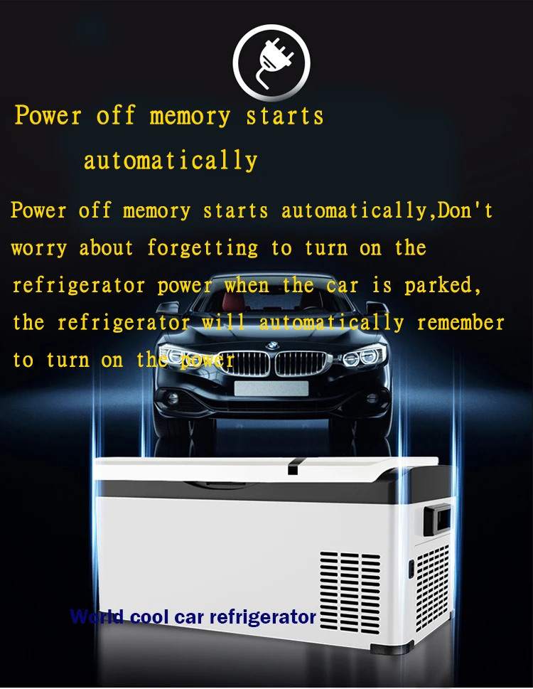 20/26/30L Alpicool Car Refrigerator 12V Compressor Portable Freezer Cooler Fridge Quick Refrigeration Home Outdoor Picnic Cool