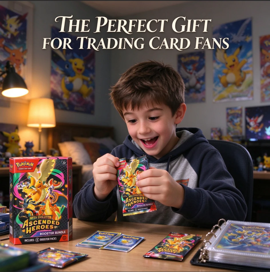 Mega Evolution  Cards Ascended Heroes Booster Bundle English Version 60+ Cards Collectible Game Gift for Children - view 4