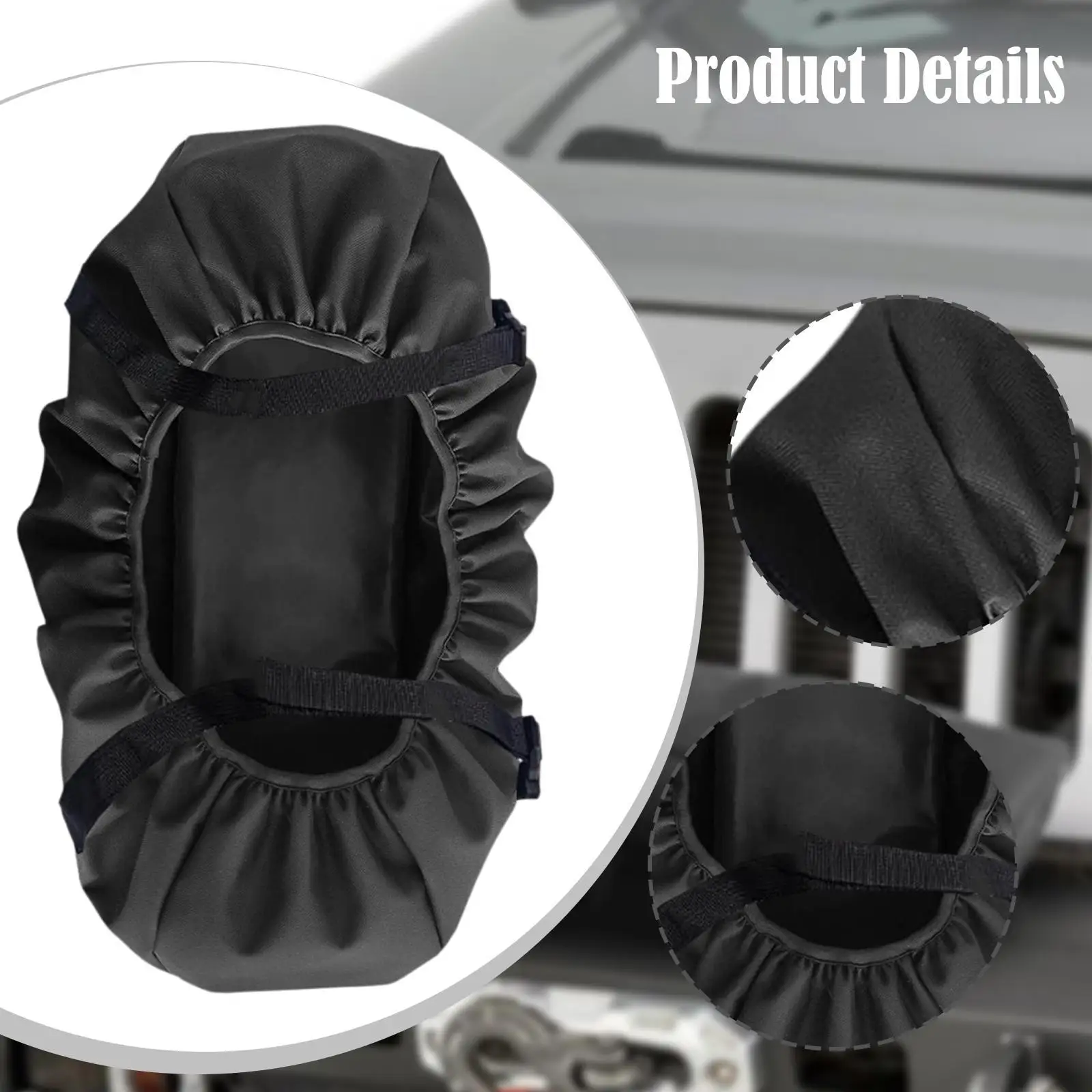 Winch Cover Portable Easy Installation Guard Dust Proof Protection Lightweight