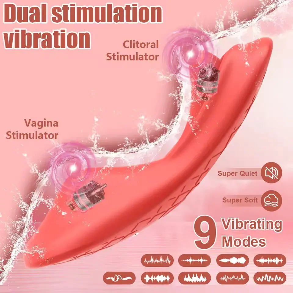 Vibromasseur portable avec application télécommande, Mini vibrateurs en forme de langue, culotte, stimulateur clitoridien papillon, jouets sexuels pour femmes