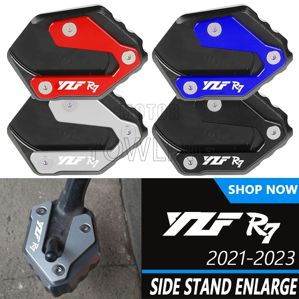 

Для мотоциклов Yamaha MT07 YZF-R7 XSR700 MT 07 MT-07 FZ07 Tracer 7 7GT 2015-2026: Увеличитель площади опорной площадки боковой подножки