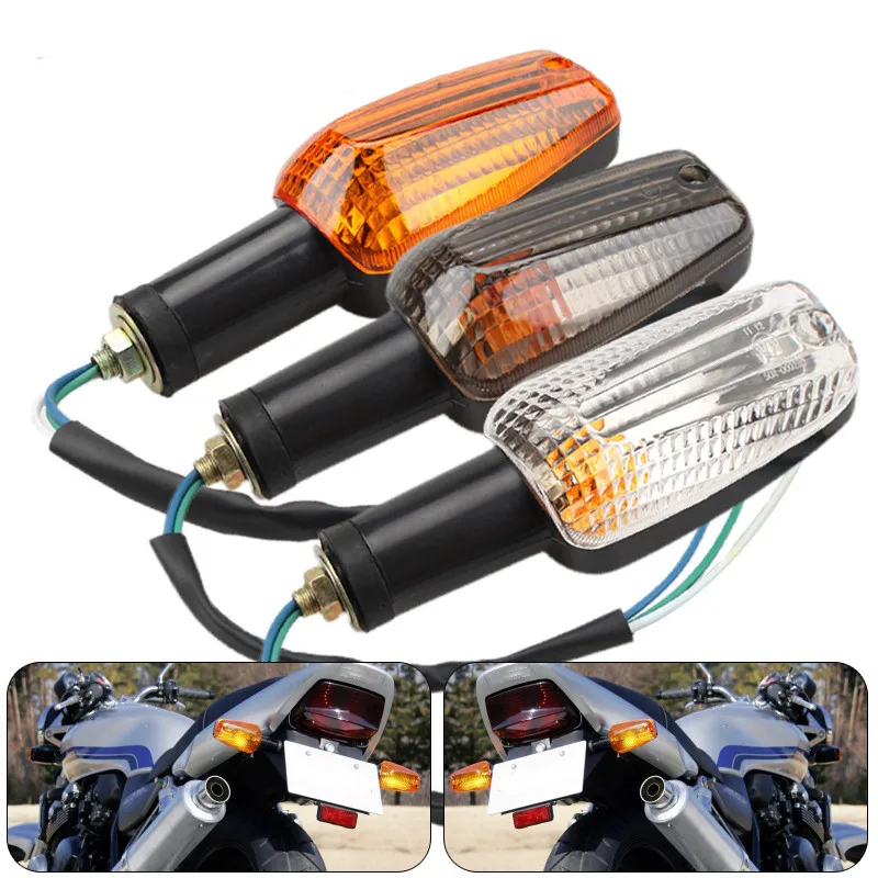 3 colors brand part front rear moto indicator flashers for honda CB400 VTEC X4 CB1300 turn signal light motorcycle lamp amber