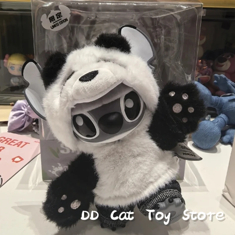 

In Stock Genuine 15cm Stitch Genz Street Series Panda Limited Edition Vinyl Action Figure Bag Pendant Kawaii Stitch Figure Toy