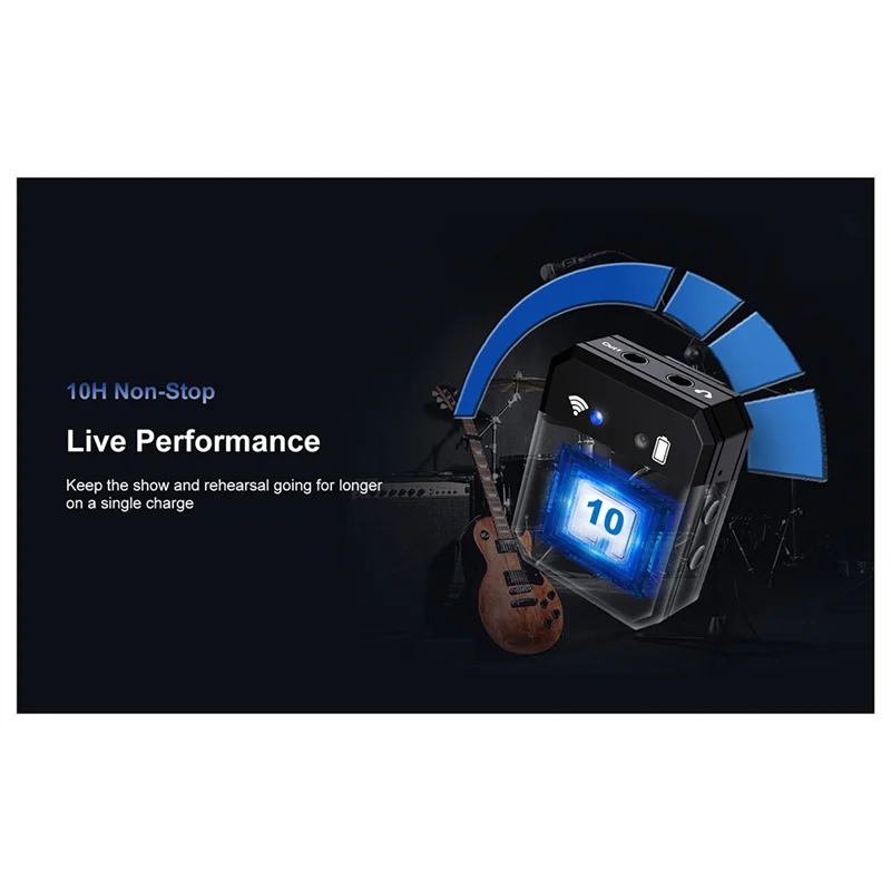 ABFN-New A88T نظام الغيتار اللاسلكي الغيتار الكهربائي لاقط جهاز ريسيفر استقبال وإرسال الصوت للجيتار الكهربائي باس الكمان الغيتار