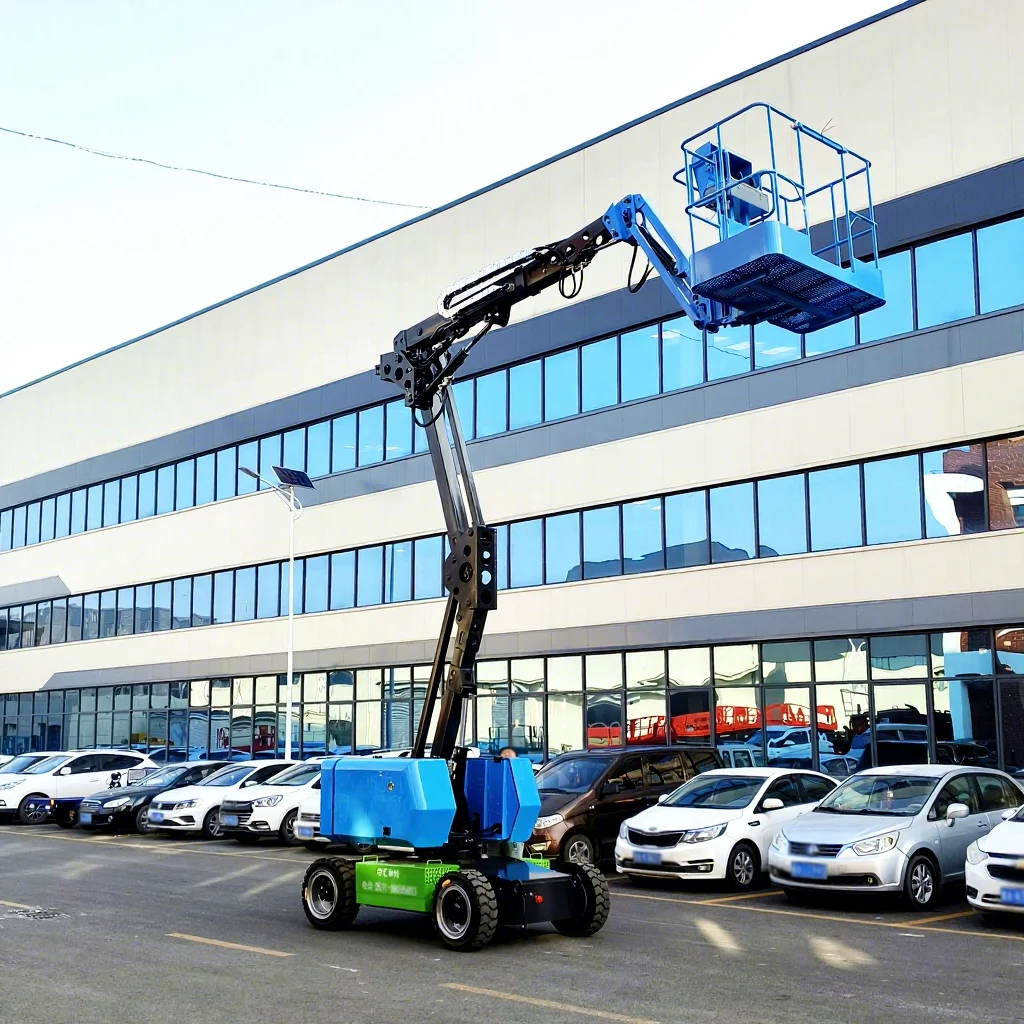 Customized Electric Drive Articulated Boom Lift Tables For Construction Work Platform Access