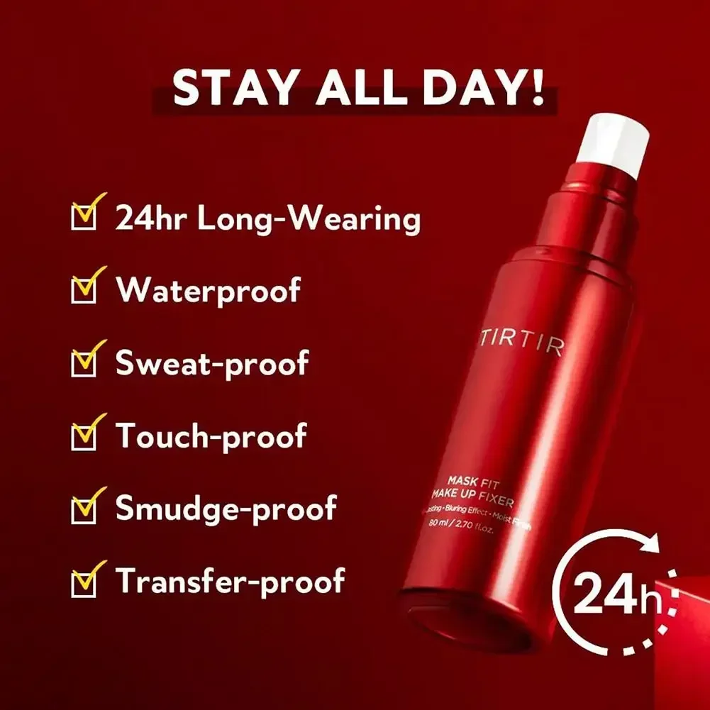TIRTIR Moisturizing Setting Spray Matte Lightweight Oil-control Fixer Lotion Hydrate Fast Film Forming แต่งหน้าติดทนนาน