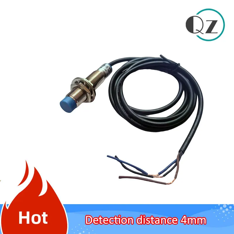 LJ12A3-4-Z/BX LJ12A3 New Inductive Proximity Sensor Detection Switch M12 4mm NPN NO Three-wire DC 6-36V Approach Sensor
