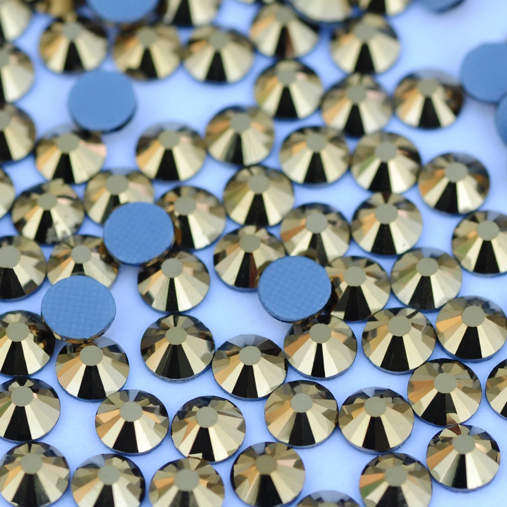 Aurum 2058HF Hotfix Strasssteine Kristalle Flache Rückseite Strass Zum Aufbügeln DIY Kleidungsstück Design Alle Größen Verfügbar – Detail 3