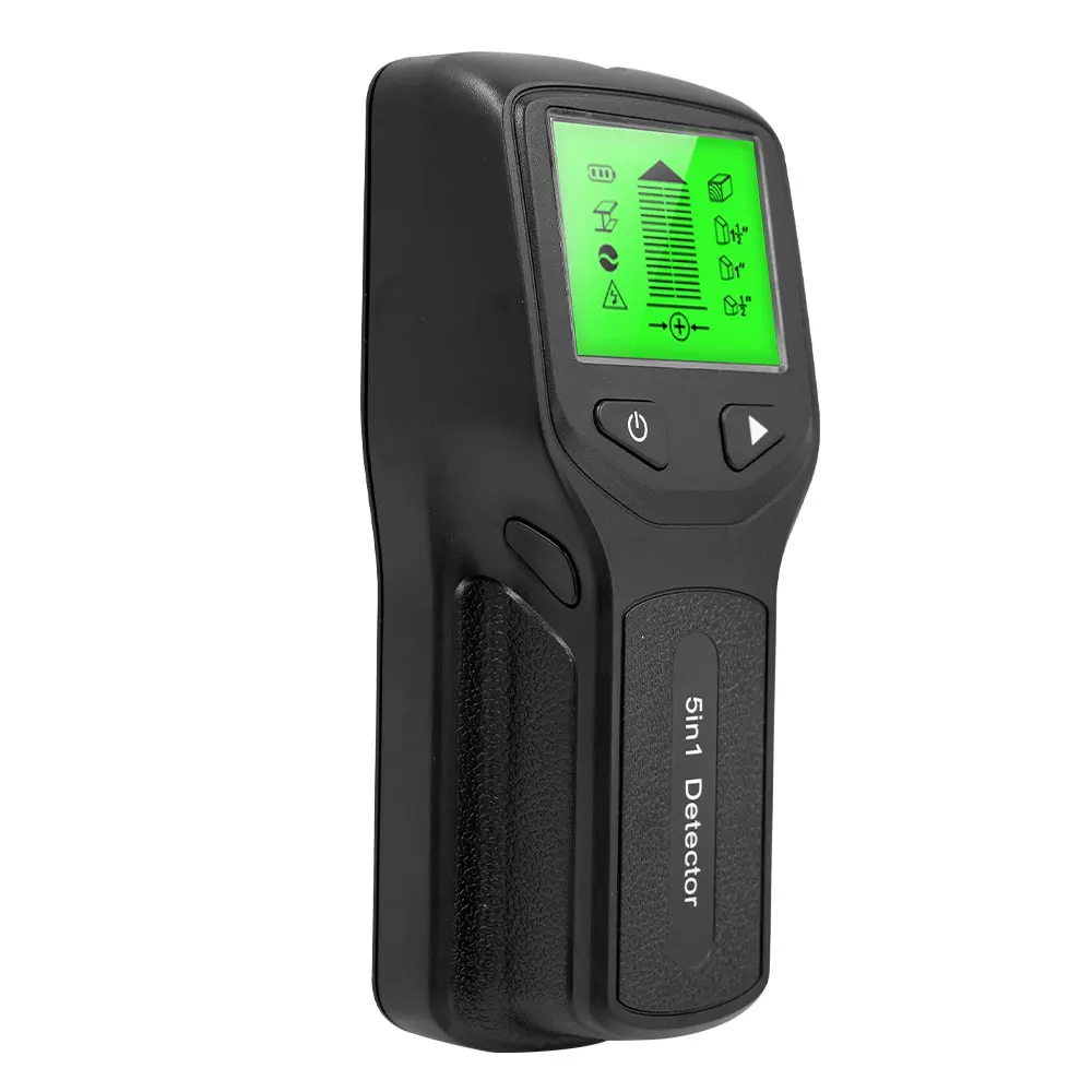 Neuer 5-in-1-Wanddetektor, tragbarer Schraubsäulendetektor, Live-AC-Kabeldetektor, Kabel, PVC-Wasserrohr-Metalldetektor – Detail 10