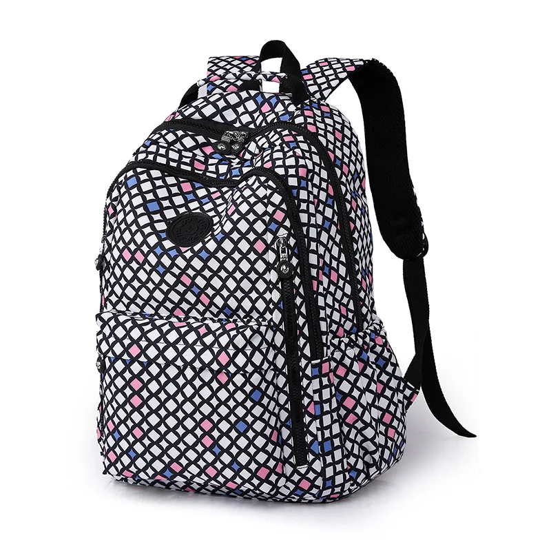 Versatile Travel Knapsack 2023 New Preppy Large Capacity School Backpacks for Teenager Girls Light Weight Daily Rucksack Bags