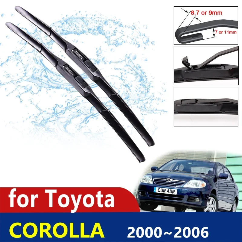 

Car Wiper Blade for Toyota Corolla E120 E130 2000~2006 Wagon Hatchback Saloon 2001 2002 2003 Windscreen Wipers Car Accessories