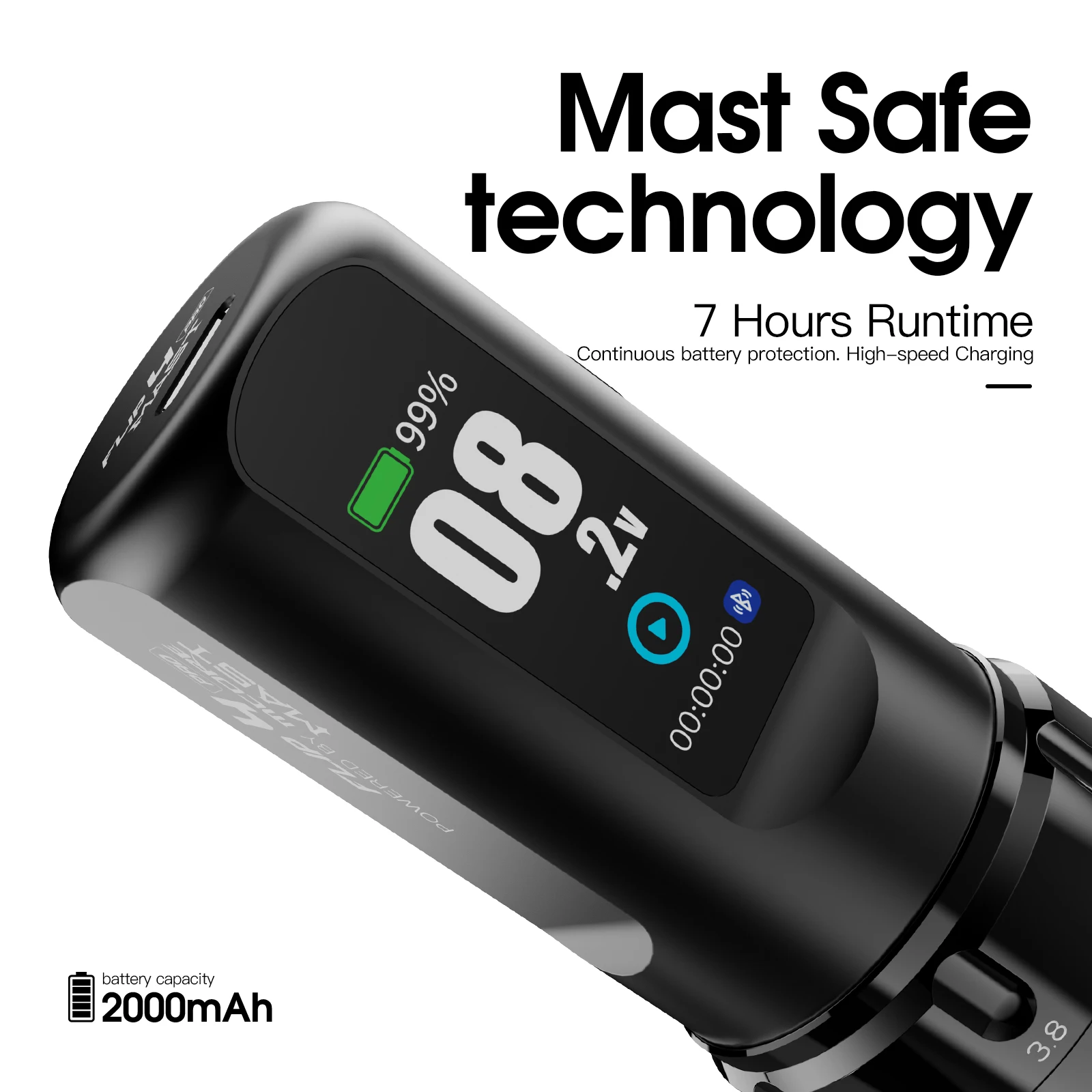 ماست ماكينة رسم الوشم التجميلي فليب 4 برو 7 السكتات الدماغية Mcore-C1.1 موتور 2000mAh السفر أو الاستوديو لمحترفين الجسم الفنان الوشم لوازم مجموعة كاملة