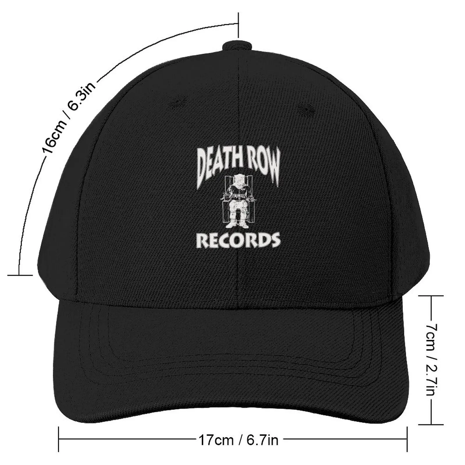 Death Row Records Baseball Cap Christmas Hats Vintage Dropshipping Hat Women Men's