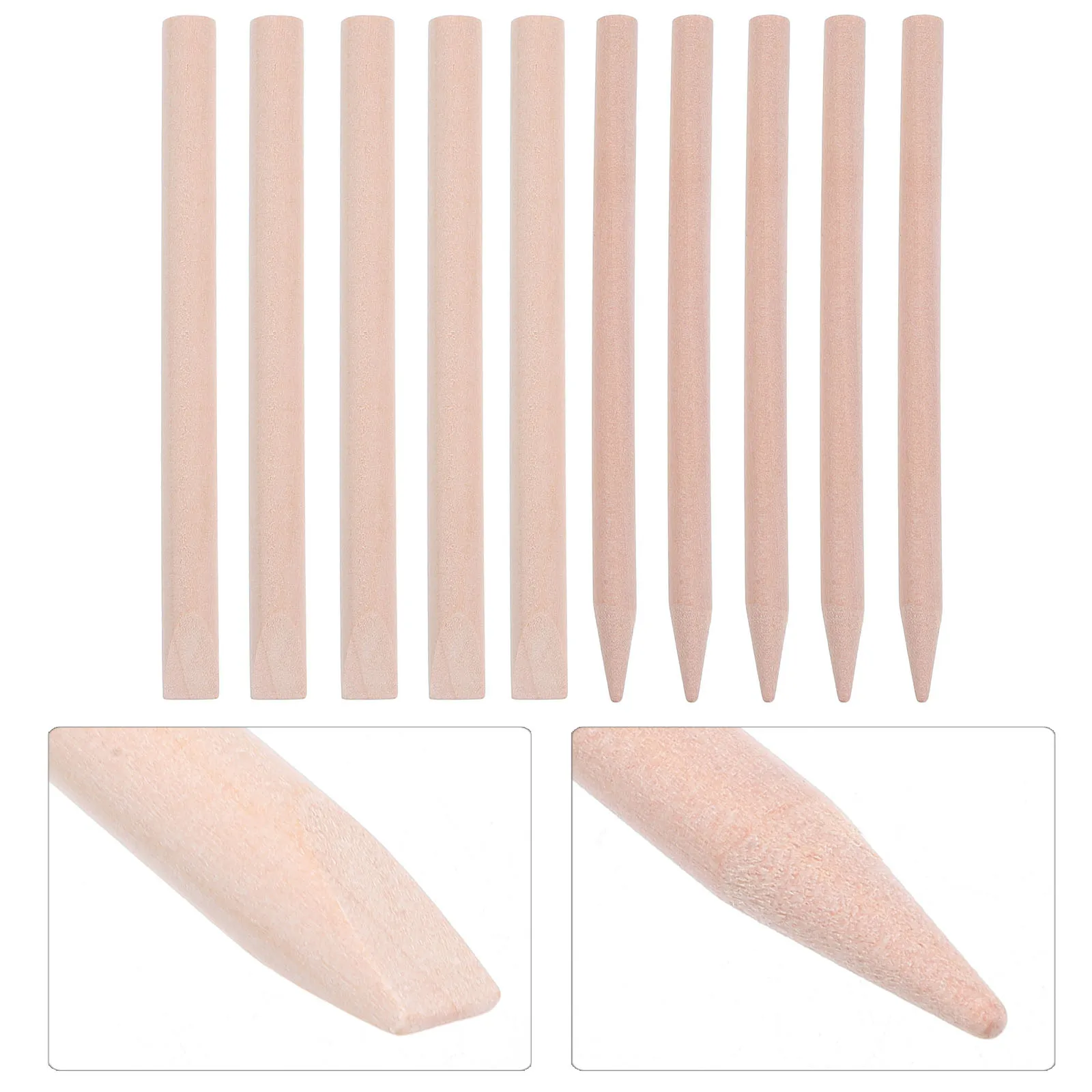 10 ชิ้นเด็กขุดของเล่นเครื่องมือก่อสร้างสําหรับเด็กสีเบจไม้เด็กวัยหัดเดิน