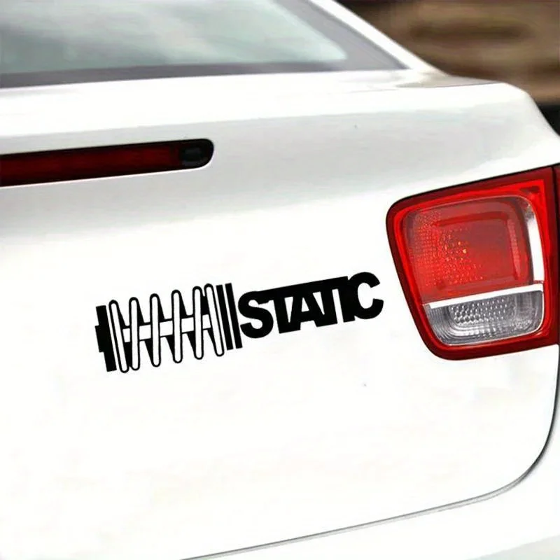 

1 шт., весенний узор, статическая автомобильная наклейка, черная водонепроницаемая самоклеящаяся наклейка для кузова автомобиля, декоративная виниловая наклейка