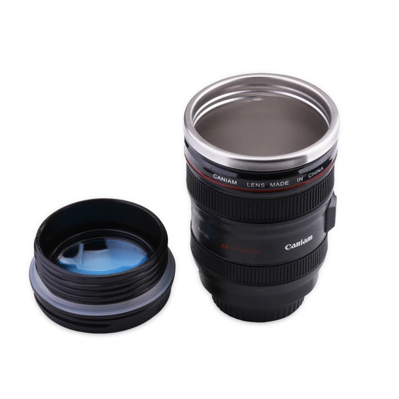 304 Stainless Steel Creative Lens Cup Coffee Cup Juice Cup SLR Camera Lens Cup Tumbler Student Cup Mug Gift Cups Vacuum Flasks