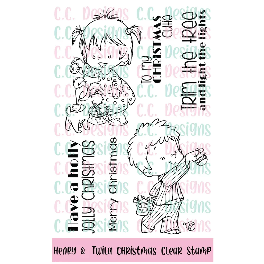 عيد الميلاد فتاة وفتى واضح سيليكون Stamps DIY بها بنفسك خردة الحجز رصاصة مجلة الحرفية لوازم ختم ألبوم صور بطاقة صنع