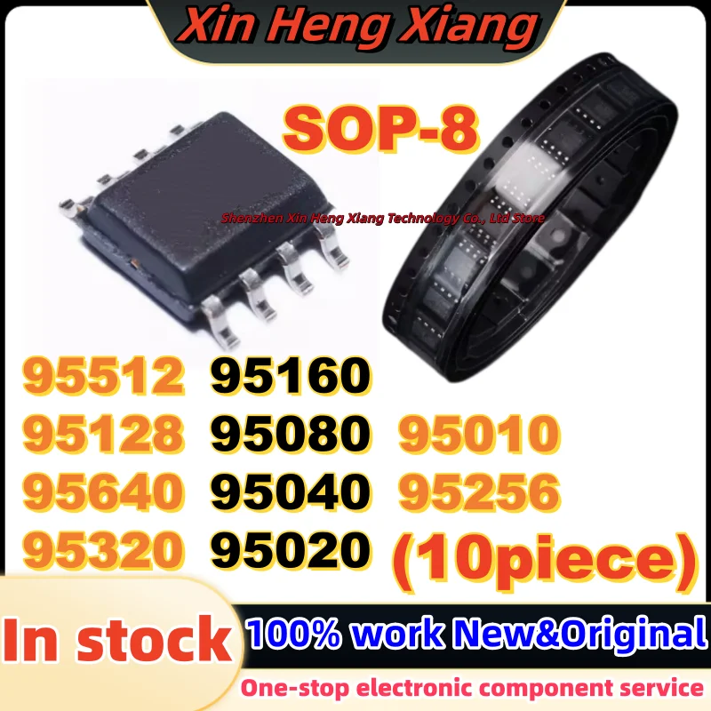 (10Pcs) M 95040 95020 95010 95256 95512 95128 95640 95320 95160 95080 -WMN6TP SOP-8