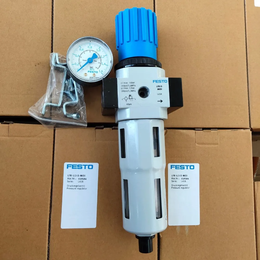 

1 PCS FESTO filter regulator LFR-3/4-D-MAXI 159632 LFR-3/4-D-5M-MAXI-A 162732