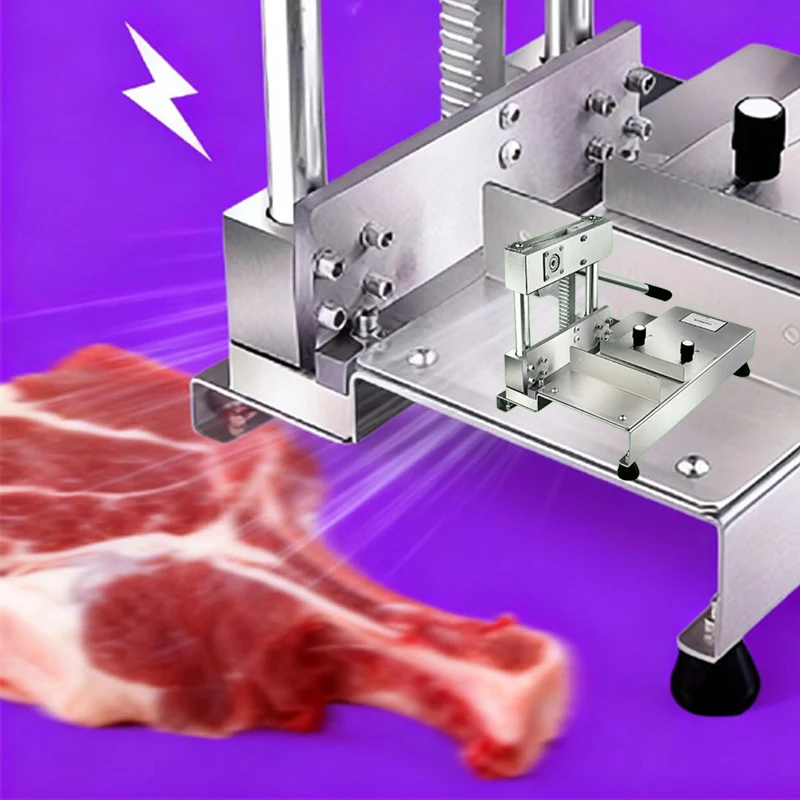 

Manual Meat Bone Cutter Trotters Cutting Machine Ribs Machine Bone Saw Machine